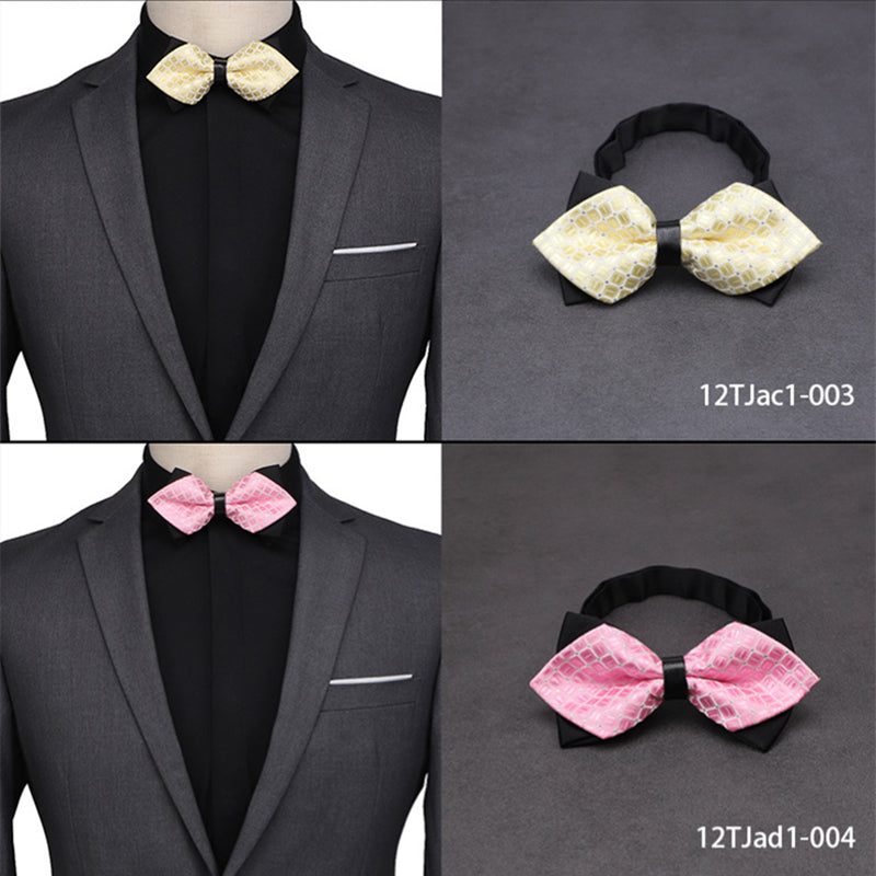 Men's Classic Pre-tied Bow Ties Formal Printed  Bowtie