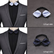 Men's Classic Pre-tied Bow Ties Formal Printed  Bowtie