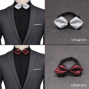 Men's Classic Pre-tied Bow Ties Formal Printed  Bowtie
