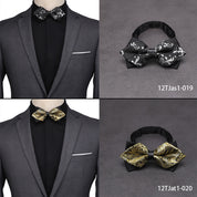 Men's Classic Pre-tied Bow Ties Formal Printed  Bowtie