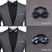 2 Piece Pre-tied Bow Ties Printed Adjustable Bowtie