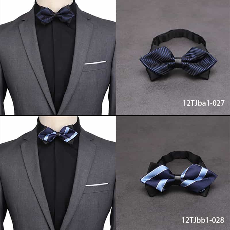 2 Piece Pre-tied Bow Ties Printed Adjustable Bowtie