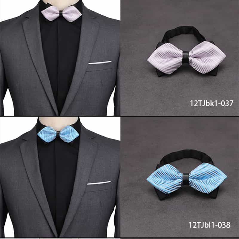2 Piece Pre-tied Bow Ties Printed Adjustable Bowtie