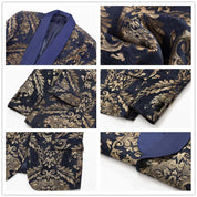 Men's 2 Piece Printed Suit Jacket