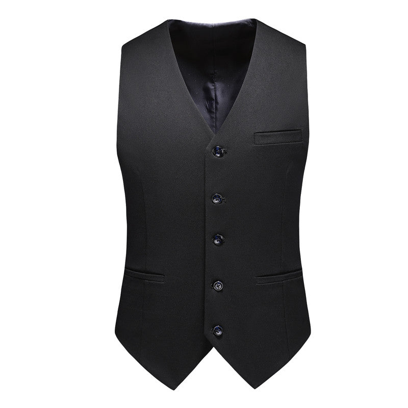 Men's 3 Piece Suit Double Breasted Black and White