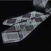 Men's 8 Pieces Plaid Ties Set