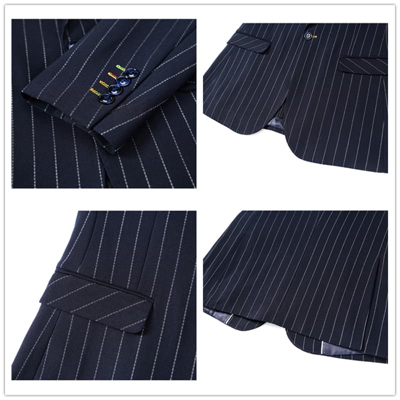 Men Suit Jacket in Blue Navy Black
