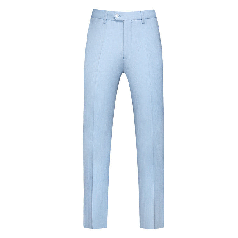 Men's 3 piece Single Breasted Suit in Sky Blue