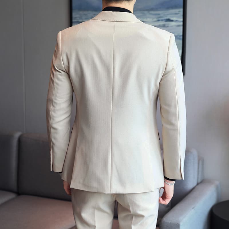 Mens  Blazer Sports Coat One Button in Grey Apricot Black