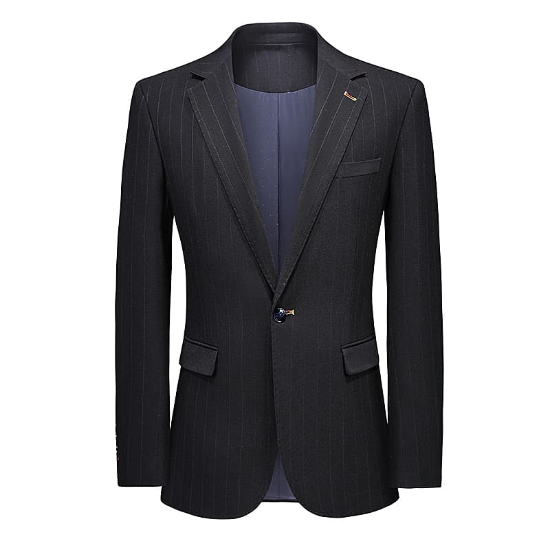 Men Suit Jacket in Blue Navy Black