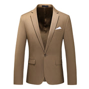 Mens Slim Fit Blazer Jacket One Button Sports Coat Colorful Jacket