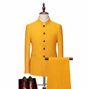 Men's 2 Piece Suit Tang Costume in 5 Colors