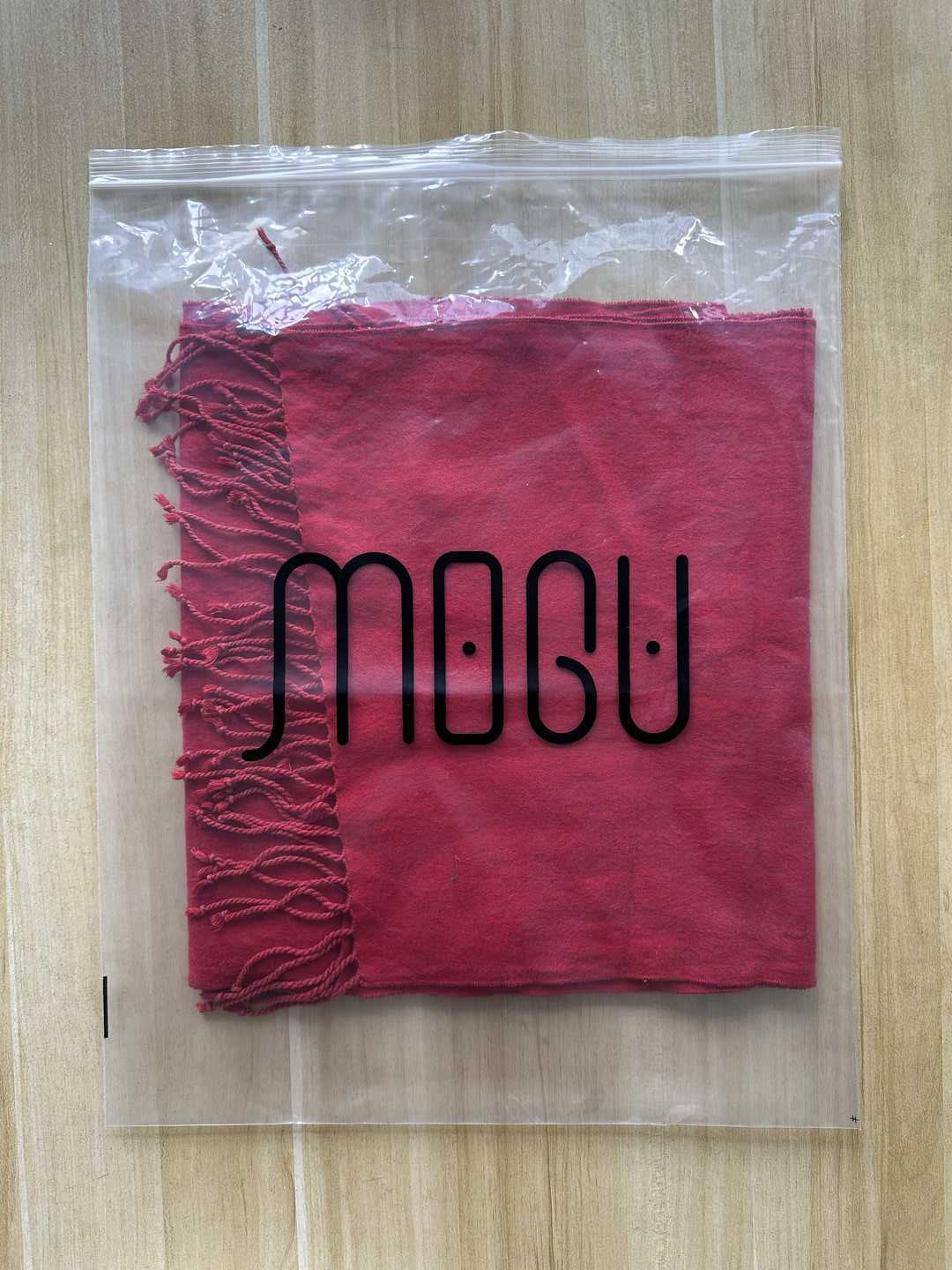MOGU Women Red Mantle Scarf