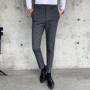 Men's 3 Piece Pinstripe Tuxedo for Wedding Prom Business