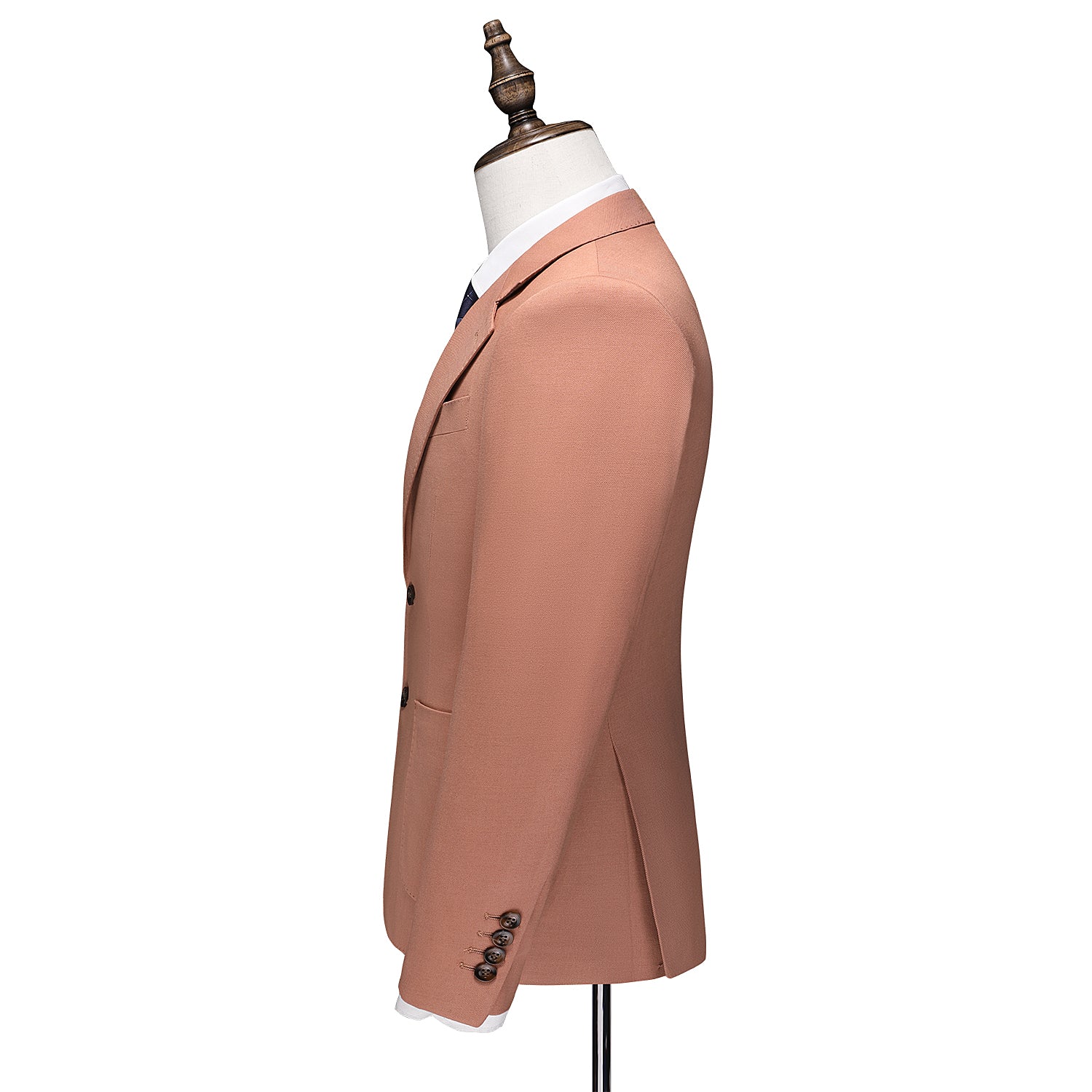 Men's Suit Jacket Casual Solid Color With 2 Buttons Closure