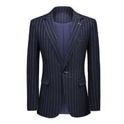 Men Suit Jacket in Blue Navy Black