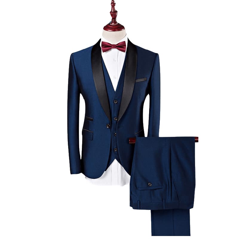 3 Piece Tuxedo with Shawn Collar