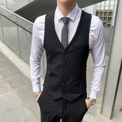 Men's 3 Piece Pinstripe Tuxedo for Wedding Prom Business
