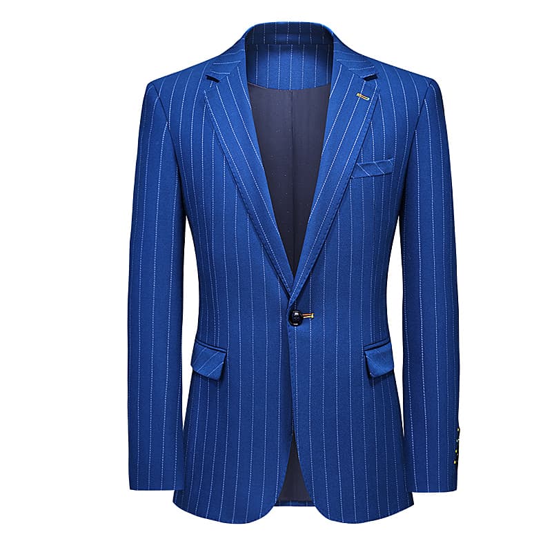 Men Suit Jacket in Blue Navy Black