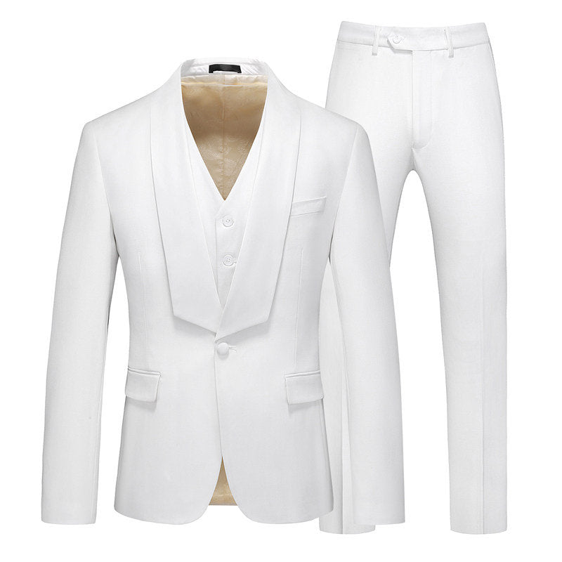 Men's 3 Piece Tuxedo in white and black