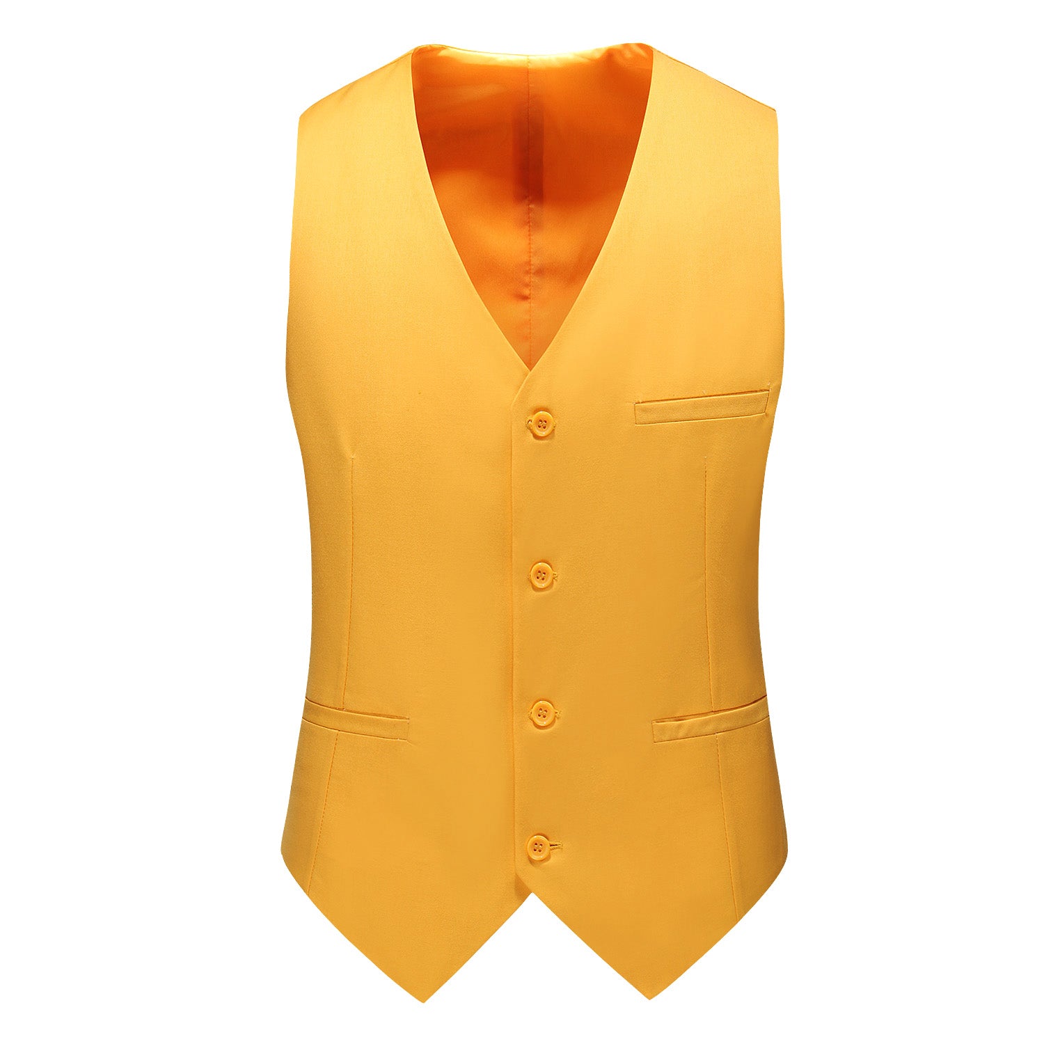 Men's Single Breasted Stylish Plain Vest Slim Fit Solid Waistcoat For Prom Groomsman Wedding Party