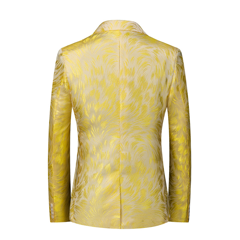 Men Blazer Slim Fit Sport Coat in 6 Printed Colors