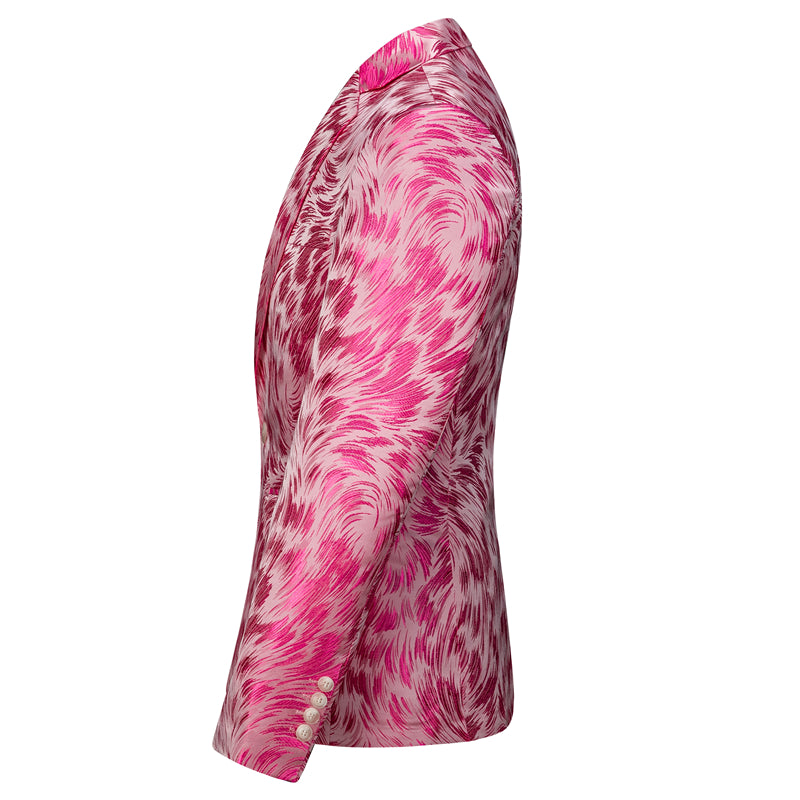 Men Blazer Slim Fit Sport Coat in 6 Printed Colors