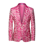 Men Blazer Slim Fit Sport Coat in 6 Printed Colors