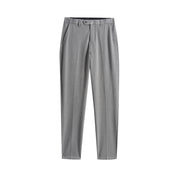 Solid Dress Pants Flat-Front Trousers in 3 Colors