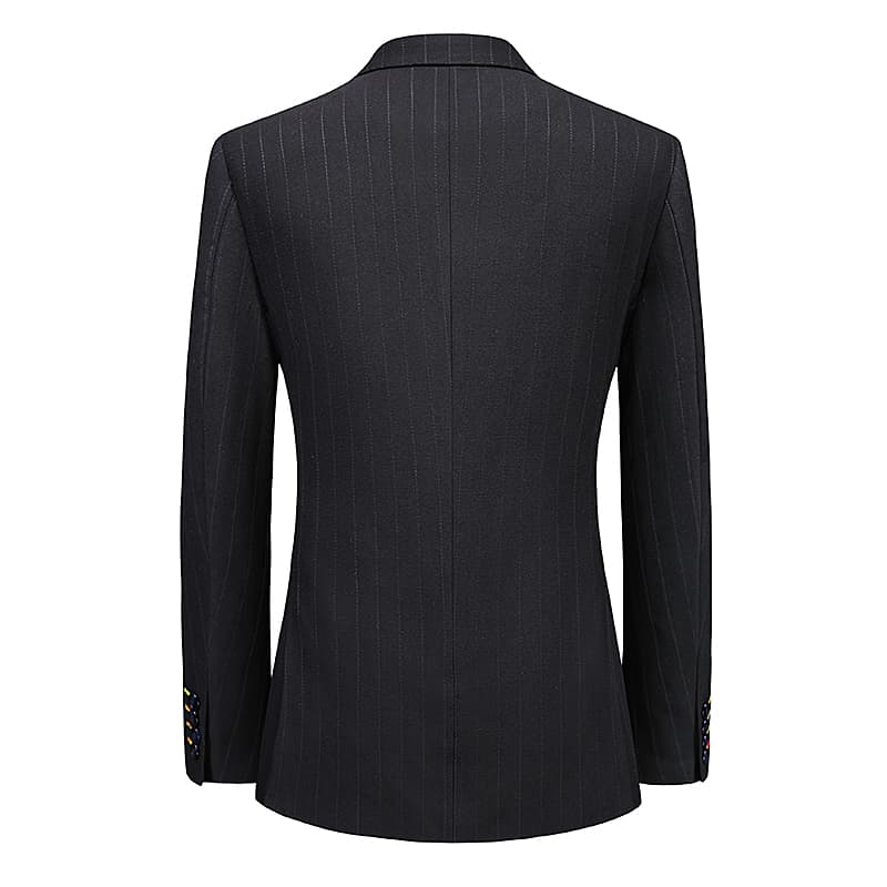 Men Suit Jacket in Blue Navy Black