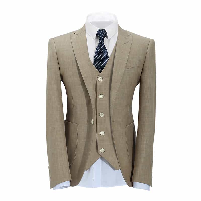 Mens 3 Pieces Suits Single Breasted in 3 Colors