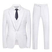 Men's 3 Piece Slim Fit Solid Suit in 5 colors