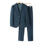Men's 2 Piece Leisure Suit Two Button Closure