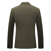 Mens 3 Pieces Suit Two Buttons Single Breasted