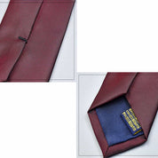 Men's Solid Tie Formal Wedding Prom Business Jacquard Necktie