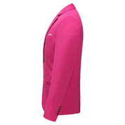 Men's Blazer Coat in Solid 8 Colors with One Button Closure