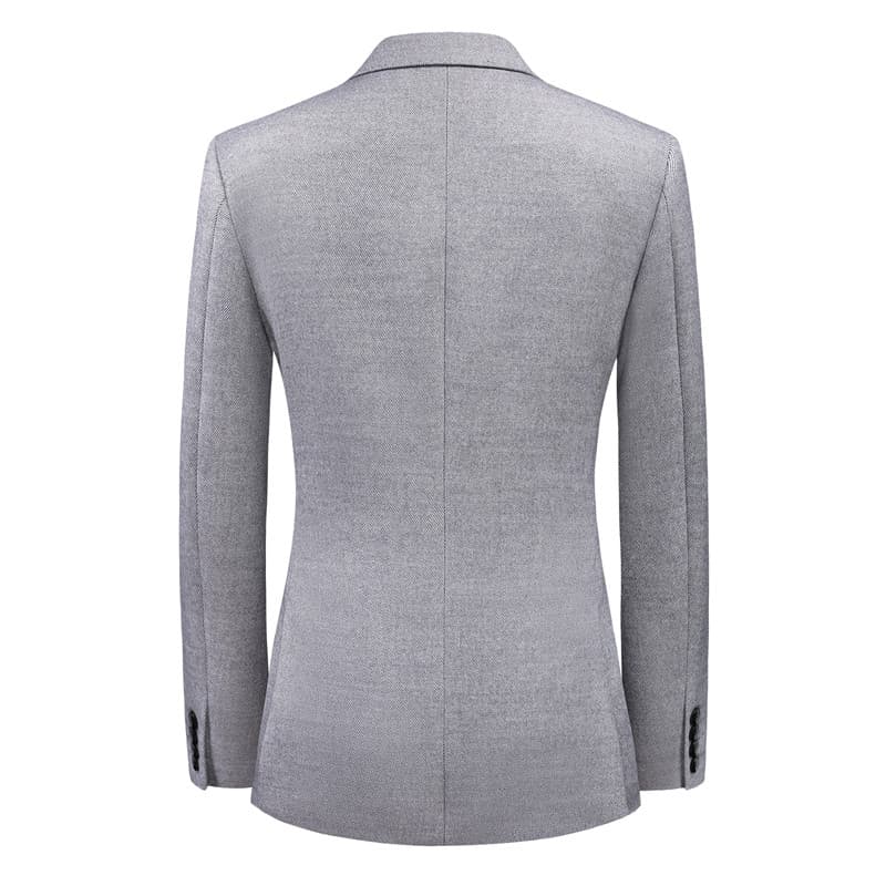 Mens 2 piece Suit Jacket Single Breasted One Button