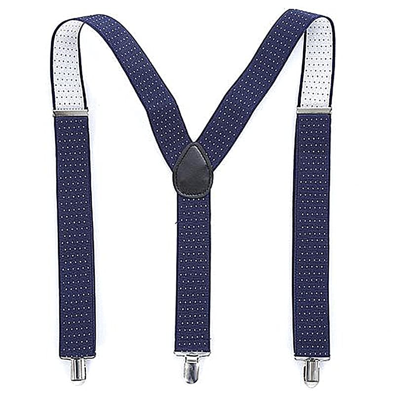 Men's Y-Back Adjustable Suspender With Elastic Straps
