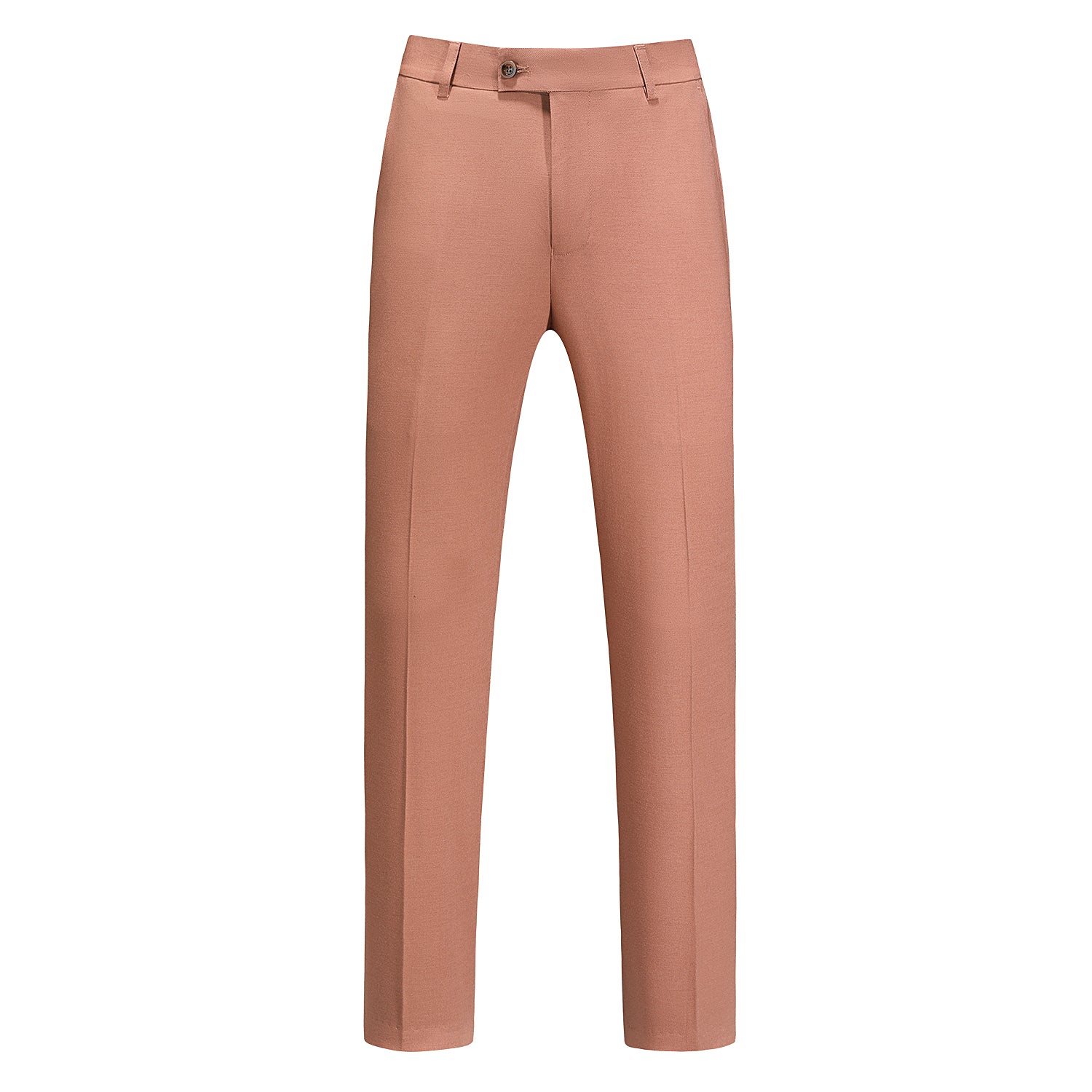 Men's 2 Piece Solid Suit Two Button Closure