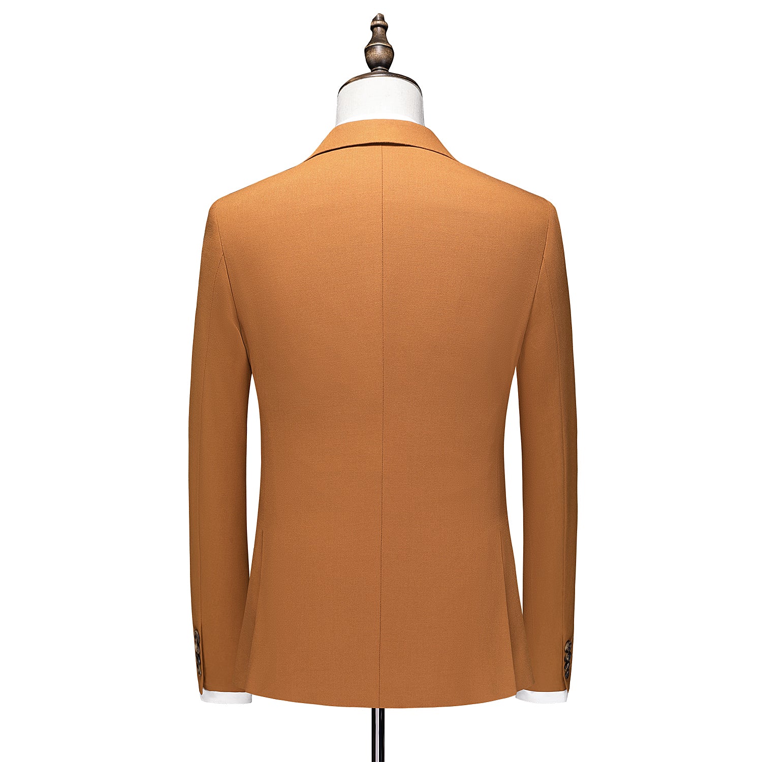 Men's Blazer Two Buttons Solid Brown Suit jackets