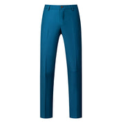 Men Slim Fit Flat Front Pants in Solid 8 Colors