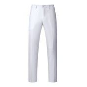 Men Slim Fit Flat Front Pants in Solid 8 Colors