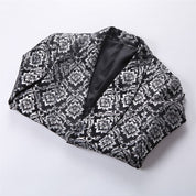 Men's 2 Piece Suit One Button Silver