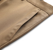 Mens Slim Fit Plain Flat Front Pants Fashion 5 Solid Color Trousers