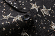 Men's Star Printed Blazer Sports Coat One Button