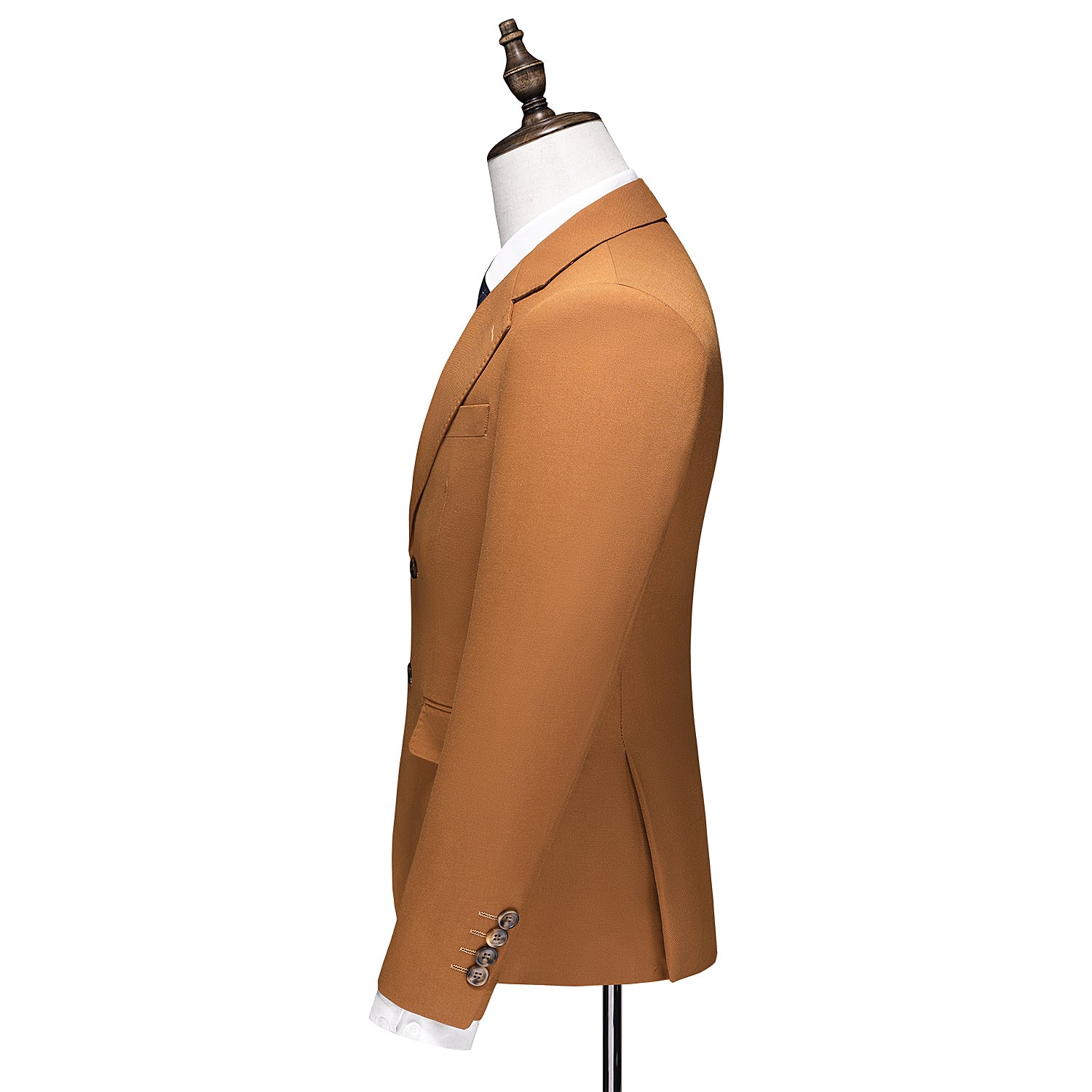 Men's Blazer Two Buttons Solid Brown Suit jackets
