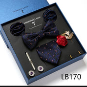 Men's 8 Pieces Ties Set for Wedding Prom Party