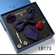 Men's 8 Pieces Ties Set for Wedding Prom Party