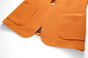 Mens Suit Jacket One Button in Orange
