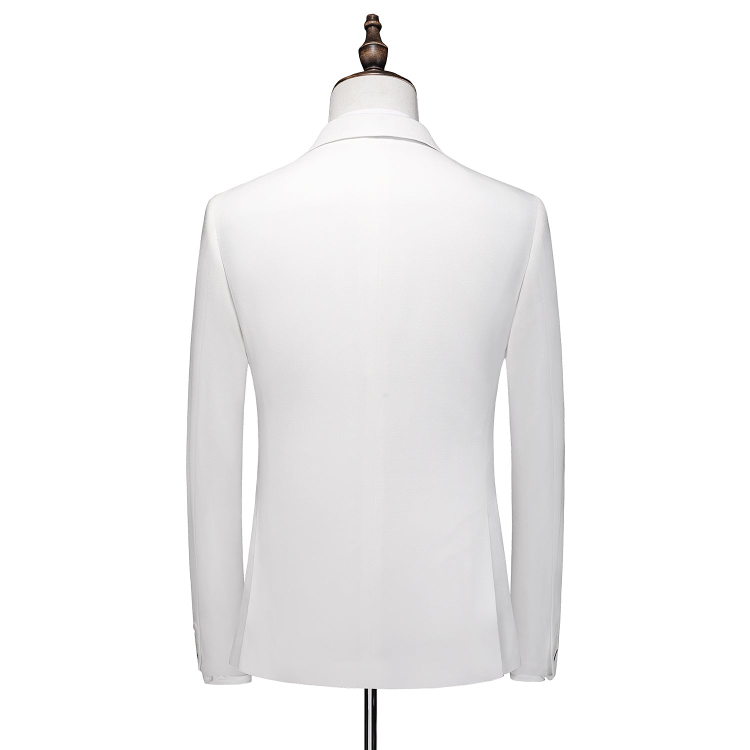Men's Blazer jacket in Solid White Two Buttons